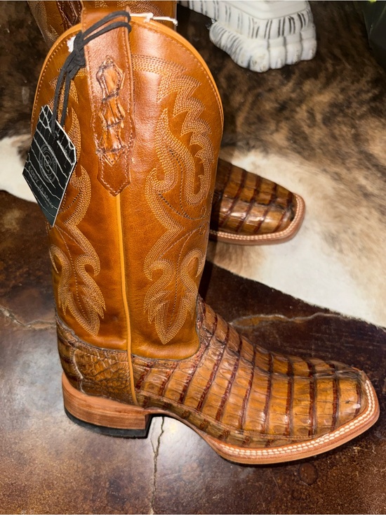 Cody James Other - Men's Western Exotic Genuine Caiman  Cowboy Boots - Brown